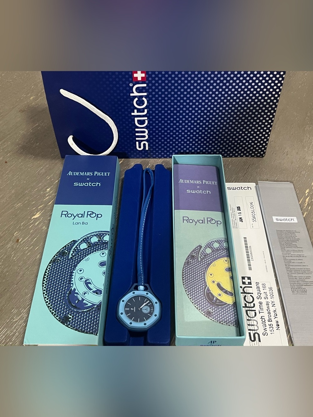 AP Swatch Royal Pop Lan Ba